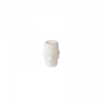 Plastic straight nipple connector